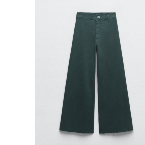 Zara Jeans Zara Denim Green Marine Poshmark